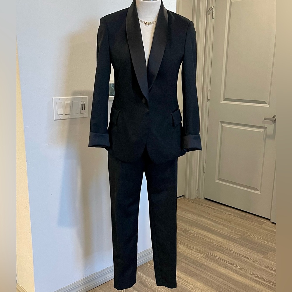 Yves Saint Laurent Classic Black Tuxedo Trousers | EU 38 US 2 - Picture 14 of 14